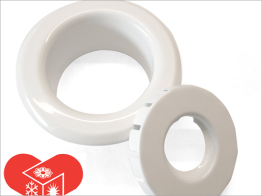 Beyaz İki Parça Sprinkler Rozeti